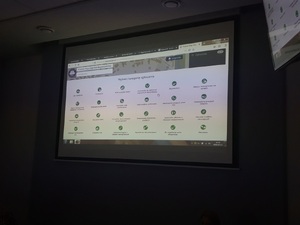 Spotkanie z seniorami w KPP w Kościanie - prezentacja Krajowej Mapy Zagrożeń