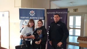 Kościańscy Policjanci podczas akcji "Zostań jednym z nas".